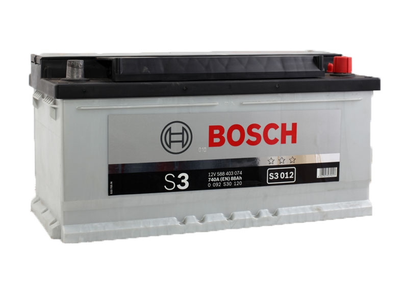 BOSCH 0092S30120 — Аккумулятор автомобильный Bosch S3 0092S30120 88Ah 740A R+