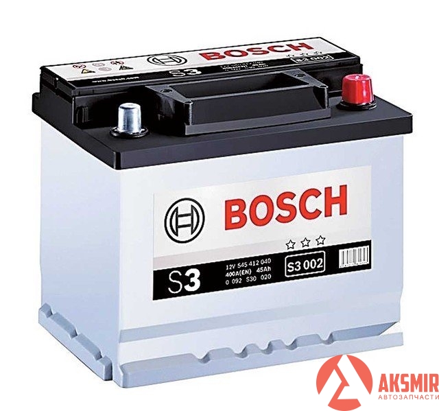 BOSCH 0092S30160 — Аккумуляторная батарея 45А