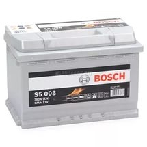 BOSCH 0092S50080 — Аккумулятор BOSCH 12В 77Ач/780А S5 (R+ стандартные клеммы) 278x175x190 B00 - без монтажного фланца (пусковой)