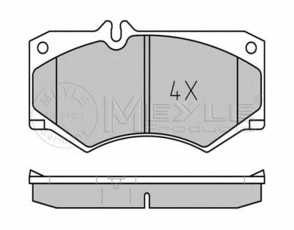Meyle 0252078418 — Тормозные колодки дисковые Meyle 0252078418