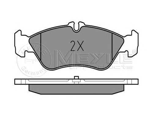MEYLE 0252159218 — Тормозные колодки дисковые MEYLE 0252159218