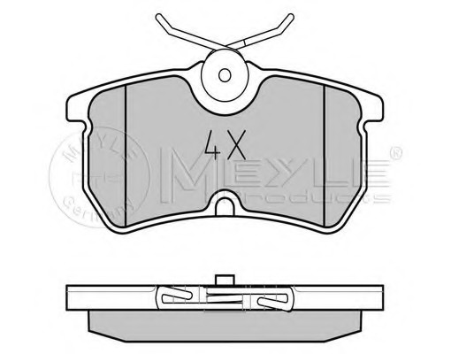 MEYLE 0252335314 — Тормозные колодки дисковые MEYLE 025 233 5314