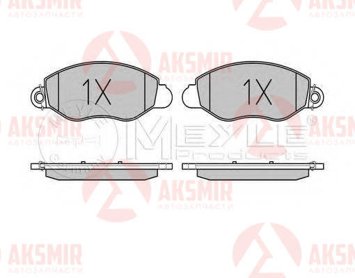 MEYLE 025 234 3418/W — Тормозные колодки передние MEYLE 025 234 3418/W Ford Transit 00- (FWD)