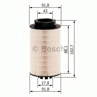 BOSCH 1457431707 — 1457431707 BOSCH Фільтр палива N1707