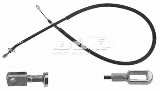 LINEX 270173 — Трос  ручника задний L LINEX  270173  SPRT спарка