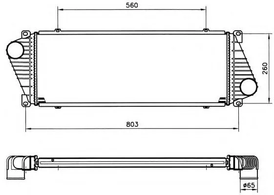 NRF 30830 — 30830 NRF Інтеркулер DB Sprinter Tdi/Cdi 96-06 /VW LT 35 2.8TDI 03-