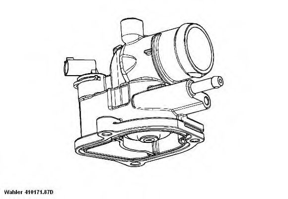 WAHLER 41017187D — Термостат Wahler 41017187D  SPRT/W638 OM611-612 (87C)