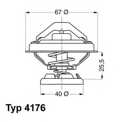 WAHLER 4176.85D — Термостат
