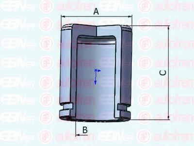 AUTOFREN SEINSA D025317 — Комплект поршней суппорта