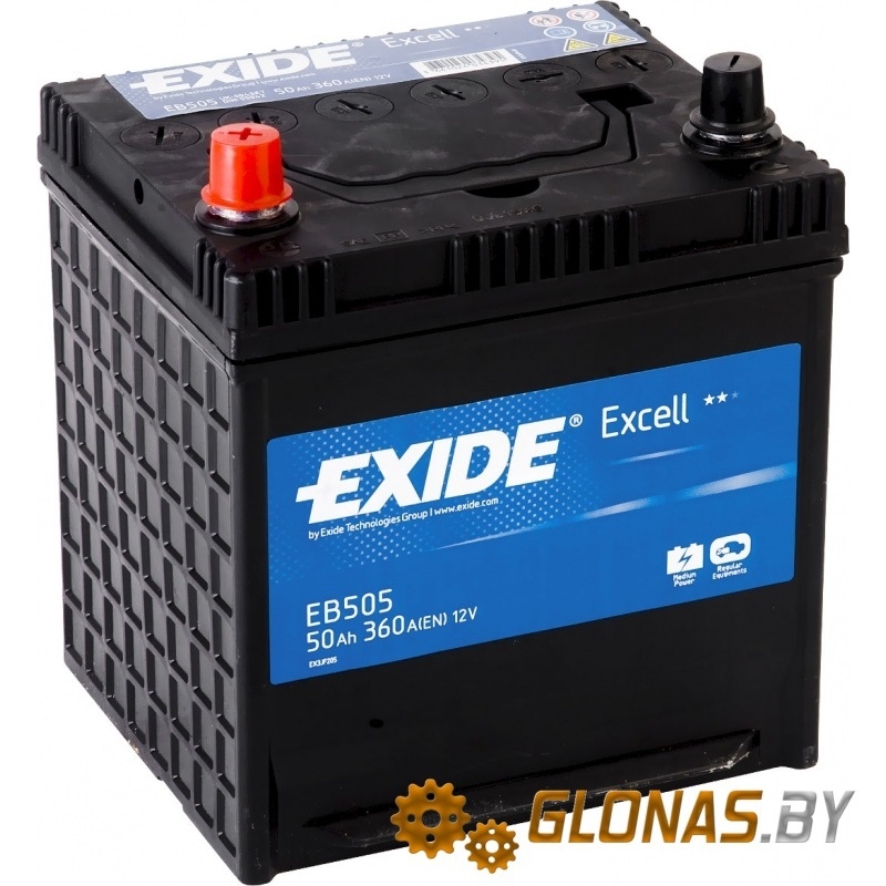 EXIDE EB505 — Аккумулятор Exide  "Excell", 12в 50а/ч