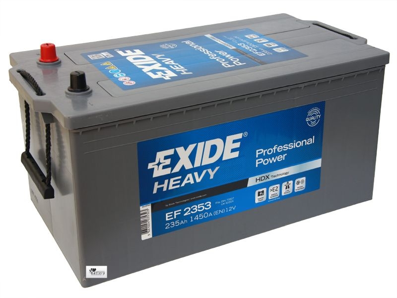 EXIDE EF2353 — Автомобильный аккумулятор Exide Power PRO EF2353 235Ah 1300A L+