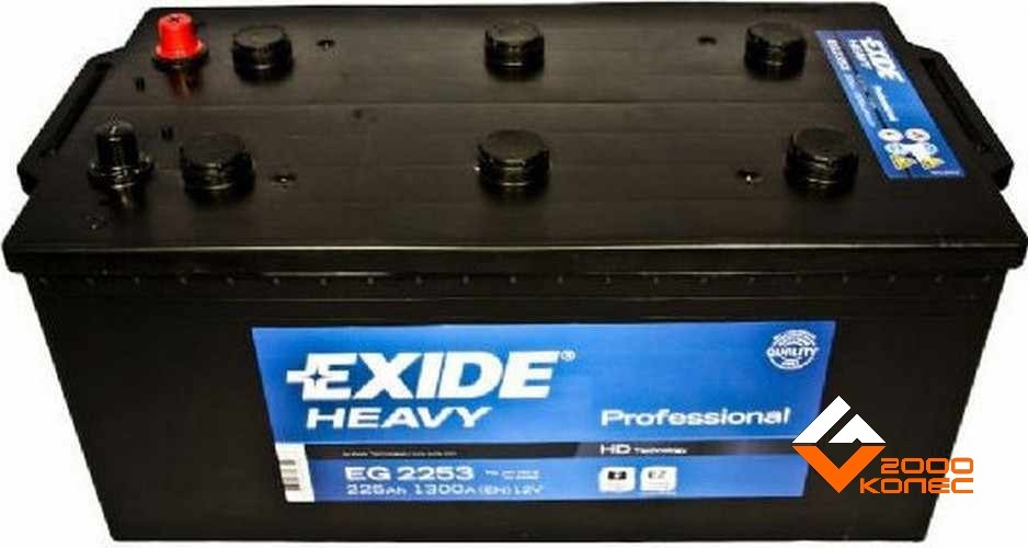 EXIDE EG2253 — Аккумулятор Exide  "Heavy Professional", 12в 225а/ч
