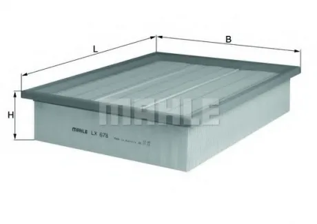 KNECHT LX 678 — Фільтр повітряний