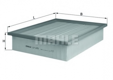 KNECHT LX 678 — Фильтр воздушный