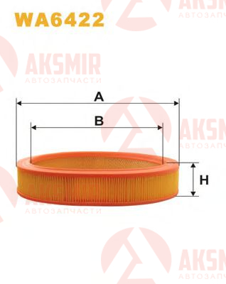 WIX FILTERS WA6388 — Фильтр воздушный WIX  WA6422 на Ford