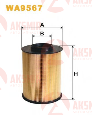 WIX FILTERS WA9567 — Фильтр воздушный