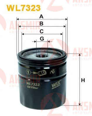 WIX FILTERS WL7323 — Масляный фильтр