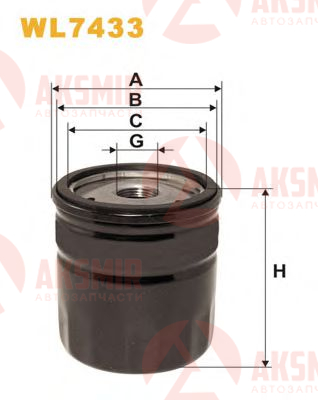 WIX FILTERS WL7433 — фильтр масляный